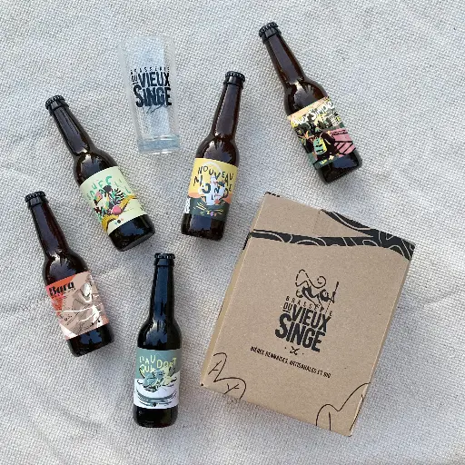 Coffret 5x33cl + 1 verre — Chamarré